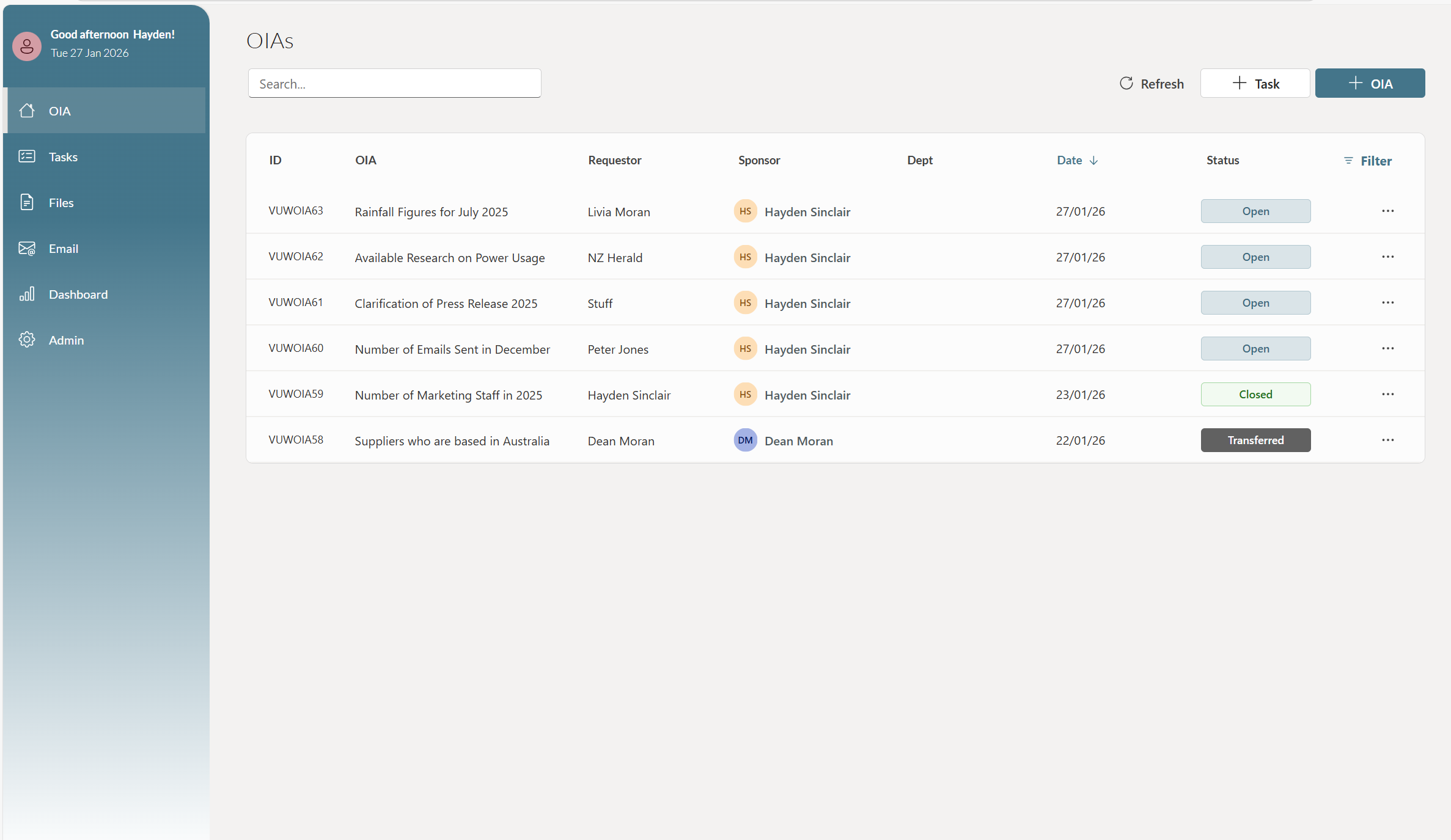 Introducing OIA Manager: Purpose-Built PowerApp